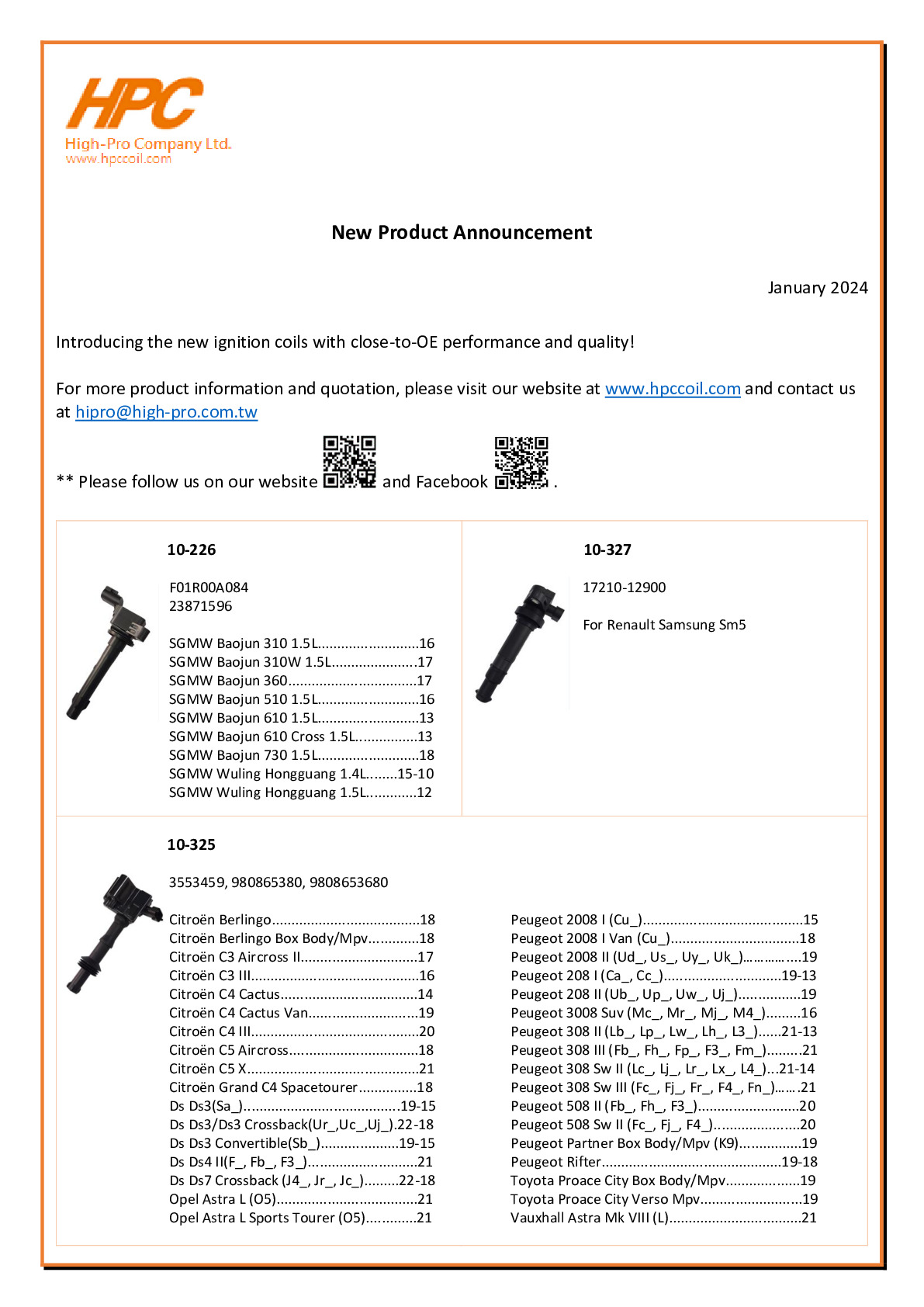 New Product Announcement_January 2024